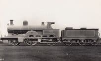 LNWR Teutonic FW Webb 1301 Class 2-2-2-0 Train Antique Real Photo Postcard