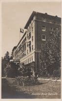 Locarno Hotel On Windy Day Switzerland Antique Postcard