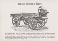 London Bristol Carmans Trolly Van Postcard