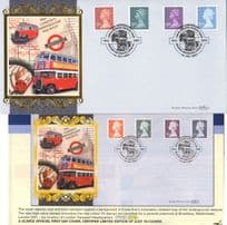 London Bus Underground Transport Tube Map Benham RARE LTD TO ONLY 70 FDC