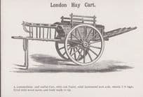 London Hay Cart Postcard
