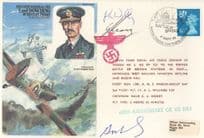 Lord Dowding Swastika War VE Day Military Hand Signed FDC