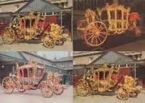 Lord Mayors State Coach Her Majestys Carriage 4x Postcard s