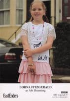 Lorna Fitzgerald as Abi Branning Eastenders Hand Signed Cast Card Photo
