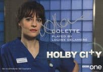 Louise Delamere as Colette in Holby City Hand Signed Cast Card Photo