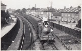 LSWR Class 0-4-4 Express Passenger Engine Train Photo