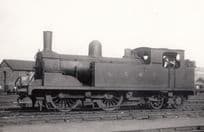 LSWR Class 0-4-4T Lecos William Adams Train Old Photo
