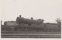 LSWR Railway Class 4-4-0 T9 Class No 463 Real Photo Train Postcard