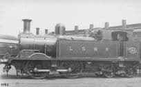 LSWR Train No 193 Railway Old Real Photo Postcard