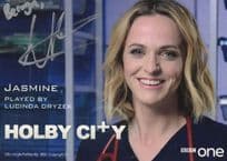 Lucinda Dryzek as Jasmine in Holby City Hand Signed Cast Card Photo
