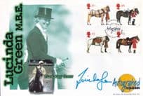 Lucinda Green Equestrian Horse Olympics Hand Signed FDC
