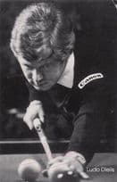 Ludo Dielis Belgium Billiards Pool Player Hand Signed Photo Please Read