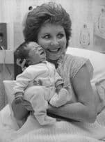 Lulu & New Born Baby 1977 London Paddington Hospital Large Press Photo