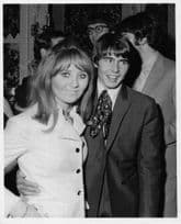 Lulu & New Boyfriend Davy Jones 1968 Vintage 10x8 Press Photo