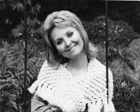 Lulu On Her Garden Swing Stunning Large Press Photo