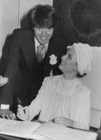 Lulu Wedding Day To London Hairdresser John Frieds Large Press Photo