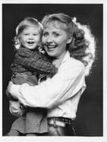 Lulu with Wild Hairstyle & 16 Month Child Jordan 1978 London Press Photo