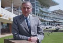 Luma Cumani Horse Racing Trainer Hand Signed Photo