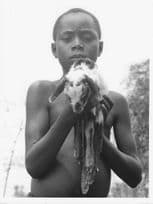 Luo Boy Nolotic Ethnic Group West Kenya Baby Kid Goat 8x6 Africa Press Photo