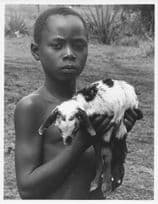 Luo Boy Nolotic West Kenya Family Baby Kid Goat 8x6 Africa Press Photo