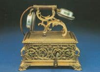 Luxus Fernsprechtischapparat Antique German Telephone Postcard