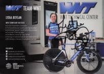 Lydia Boylan Womens UCI Team WNT Ireland Cycling Hand Signed Card Photo