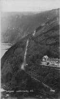 Lynmouth Countesbury Hill Devon Old Real Photo Postcard