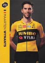 Maarten Wynants Dutch Holland Cyclist Team Jumbo Visma Postcard