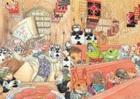 Mad Hatter The Court 2x Zany Alice In Wonderland Art Postcard s