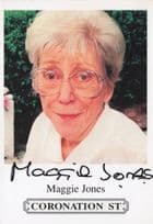 Maggie Jones Coronation Street Hand Signed Cast Card Photo (1)