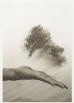 Magical Space Dust Sand Storm On Hand Amazing German Postcard