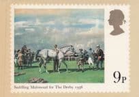 Mahmoud Derby 1936 Horse Race Winner Painting FDC Postcard