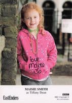 Maisie Smith as Tiffany Dean Eastenders Hand Signed Cast Card Photo