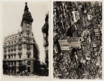 Majestic Hotel Buenos Aires 2x Real Photo Argentina Postcard