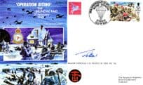 Major John Dutton Frost WW2 Hero Operation Biting Hand Signed FDC