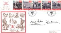 Major John Howard & General Robert Ford WW2 Pegasus Bridge Hand Signed FDC