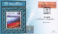 Malcolm Hebden Coronation Street Manchester Games Hand Signed FDC