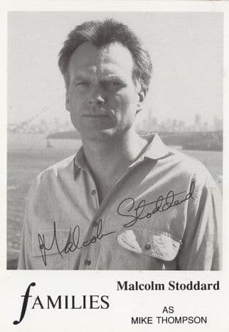 Malcolm Stoddard Families Australia ITV Soap Opera Cast Card Photo