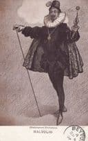 Malvolio Actor Shakespeare 1907 Antique Postcard