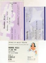 Mamma Mia Abba Musical 3x Vintage London Theatre Tickets