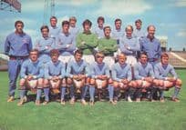 Manchester City Football Club Vintage Squad Postcard Please Read