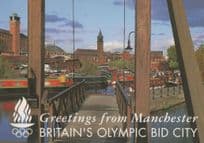 Manchester Olympic Games Bid City 2000 Postcard