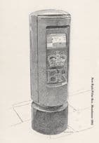 Manchester Pillar Royal Mail Letter Post Box 1980 FDC Postcard