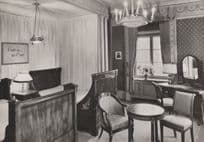 Mannenbach Untersee Schloss Eugensberg Swiss Hotel Postcard