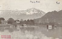 Manor Farm Interlaken Switzerland Old WW1 Postcard