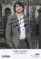 Marc Elliott as Syed Masood Eastenders Hand Signed Cast Card Photo
