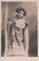 Marie Dainton A Chinese Honeymoon Mrs Pineapple Old Theatre Postcard