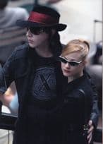 Marilyn Manson Eva Rachel Wood Eurostar Train 10x8 French Press Photo