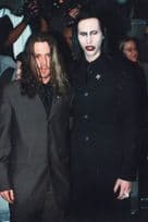 Marilyn Manson Johnny Depp at Hollywood Theatre 10x8 French Press Photo
