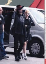 Marilyn Manson Leaves Hotel De Sers For Eurostar 10x8 French Press Photo